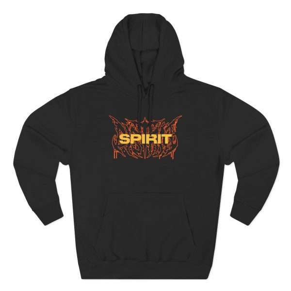 Distant Locked in Three-Panel Fleece Hoodie