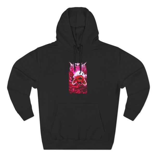 Distant Devourer Three-Panel Fleece Hoodie