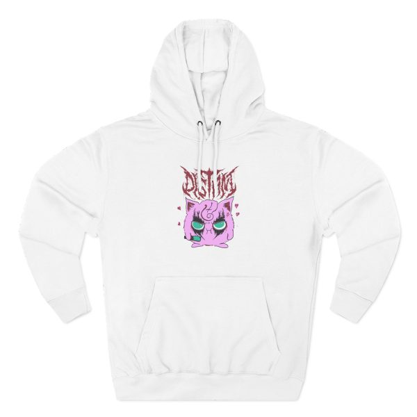 Distant Jigglytough Three-Panel Fleece Hoodie